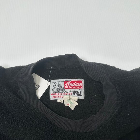 Vintage Indian Motorcycles Fleece Crewneck XL - Picture 4 of 5